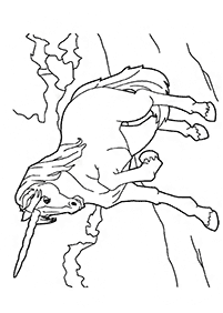 דפי צביעה של חד קרן - דף מס. 43