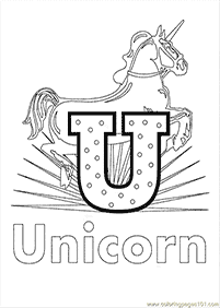 דפי צביעה של חד קרן - דף מס. 68