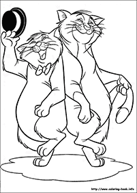 דפי צביעה של חתולים להדפסה - דף מספר 16