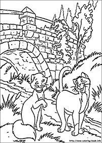 דפי צביעה של חתולים להדפסה - דף מספר 28