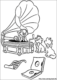 דפי צביעה של חתולים להדפסה - דף מספר 40