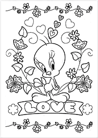 דפי צביעה טוויטי - דף מס. 2