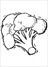 דפי צביעה ירקות ברוקולי - 3