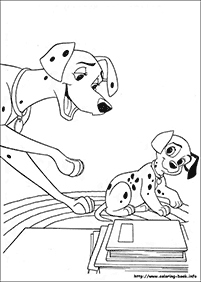 דפי צביעה כלבים (להדפסה) - דף מס. 31