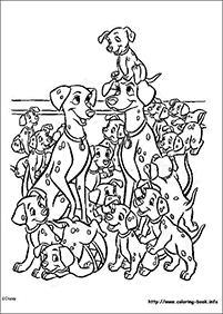 דפי צביעה כלבים (להדפסה) - דף מס. 63