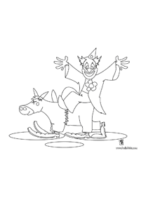 דפי צביעה לפורים (להדפסה) - עמ' 8