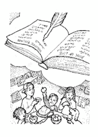 דפי צביעה לראש השנה - תורה - דף מס' 13