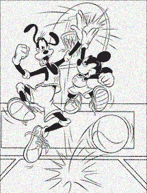 דפי צביעה מיקי מאוס - דף מספר 68