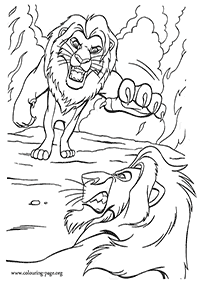 דפי צביעה מלך האריות - דף מס. 37