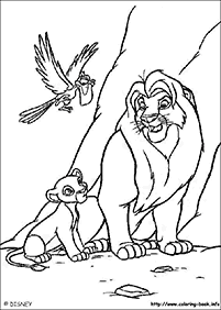 דפי צביעה מלך האריות - דף מס. 47