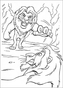 דפי צביעה מלך האריות - דף מס. 60