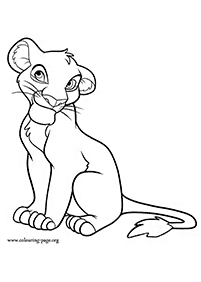 דפי צביעה מלך האריות - דף מס. 9