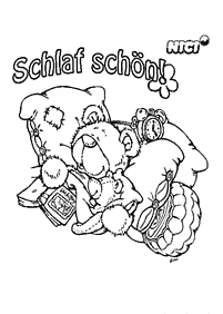 דפי צביעה של ניקי הכבשה - דף מס. 16