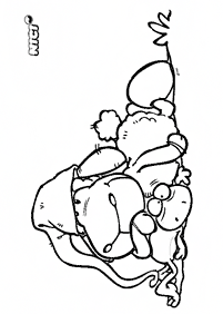 דפי צביעה של ניקי הכבשה - דף מס. 17