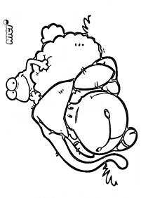 דפי צביעה של ניקי הכבשה - דף מס. 23