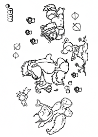 דפי צביעה של ניקי הכבשה - דף מס. 24