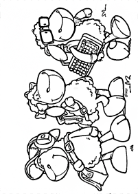 דפי צביעה של ניקי הכבשה - דף מס. 27