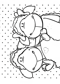 דפי צביעה של ניקי הכבשה - דף מס. 7