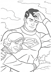 דפי צביעה סופרמן - דף מס. 38