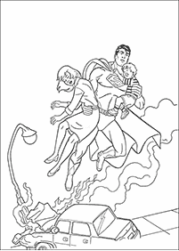 דפי צביעה סופרמן - דף מס. 43