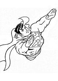 דפי צביעה סופרמן - דף מס. 46