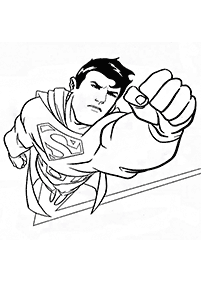 דפי צביעה סופרמן - דף מס. 48
