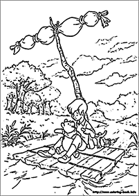 דף צביעה פו הדוב - 84