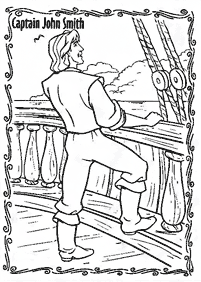 דפי צביעה פוקהונטס - דף 37