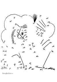 חיבור קו נקודה - דפי עבודה לילדים - דף מס. 103