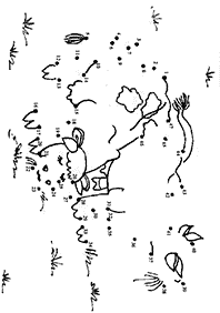 חיבור קו נקודה - דפי עבודה לילדים - דף מס. 43