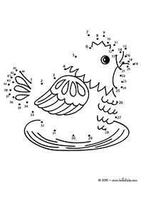 חיבור קו נקודה - דפי עבודה לילדים - דף מס. 44