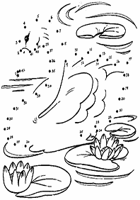 חיבור קו נקודה - דפי עבודה לילדים - דף מס. 45