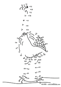 חיבור קו נקודה - דפי עבודה לילדים - דף מס. 46