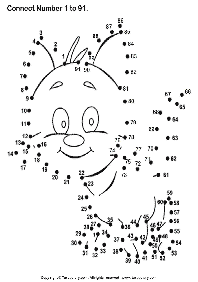 חיבור קו נקודה - דפי עבודה לילדים - דף מס. 5