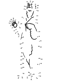 חיבור קו נקודה - דפי עבודה לילדים - דף מס. 57