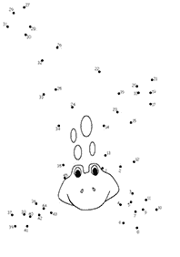 חיבור קו נקודה - דפי עבודה לילדים - דף מס. 59