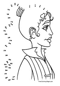 חיבור קו נקודה - דפי עבודה לילדים - דף מס. 63