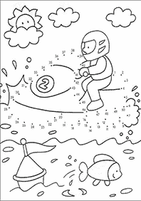 חיבור קו נקודה - דפי עבודה לילדים - דף מס. 66