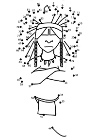 חיבור קו נקודה - דפי עבודה לילדים - דף מס. 72