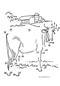 חיבור קו נקודה - דפי עבודה לילדים - דף מס. 79