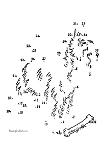 חיבור קו נקודה - דפי עבודה לילדים - דף מס. 81