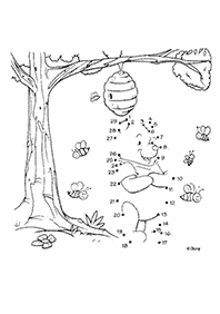 חיבור קו נקודה - דפי עבודה לילדים - דף מס. 84