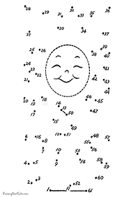 חיבור קו נקודה - דפי עבודה לילדים - דף מס. 99