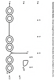 חיבור קו נקודה עד 10 (קל) - דפי עבודה לילדים - דף מס. 10