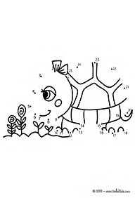 חיבור קו נקודה עד 10 (קל) - דפי עבודה לילדים - דף מס. 27