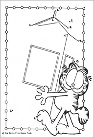 חיבור קו נקודה עד 10 (קל) - דפי עבודה לילדים - דף מס. 38