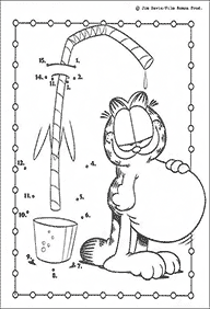 חיבור קו נקודה עד 10 (קל) - דפי עבודה לילדים - דף מס. 39