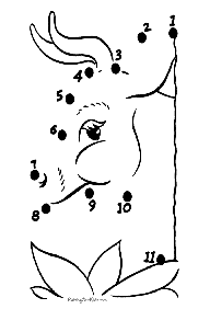 חיבור קו נקודה עד 10 (קל) - דפי עבודה לילדים - דף מס. 64