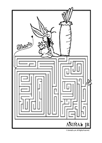 מבוכים להדפסה לילדים - דף מס. 83