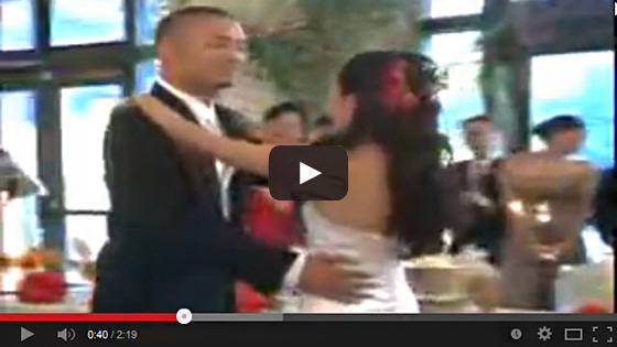 יוטיוב סרטונים מצחיקים - ריקוד ראשון בחתונה
